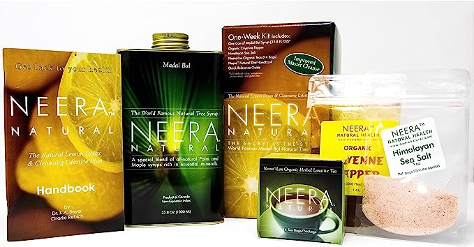 Neera Natural Master Cleanse Lemonade Diet, 10 to 14 Day Detox Pack