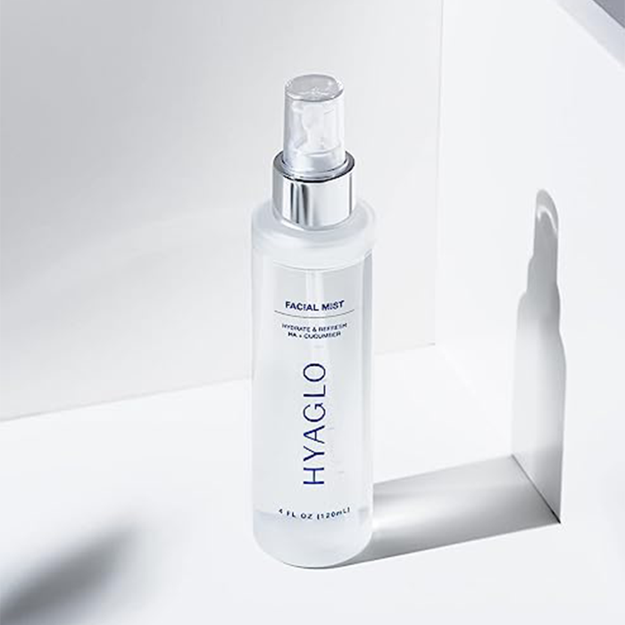 HYAGLO® Face Mist Hydrating Spray | With Cucumber & Hyaluronic Acid for Sun Burn & Tanning | Hydrating Facial Mist | 4 fl oz