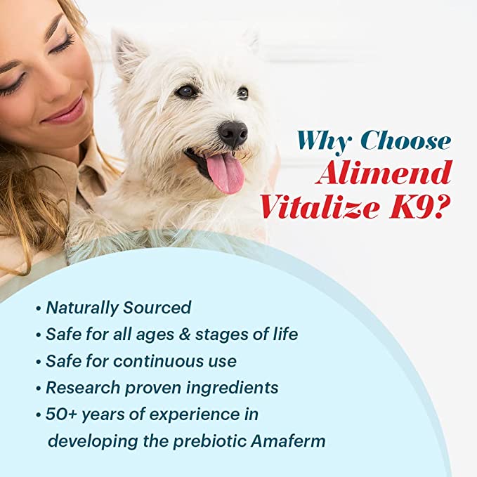 Vitalize Alimend K9 - Dog Upset Stomach Relief for Nausea, Vomiting & Diarrhea - 6 Oz