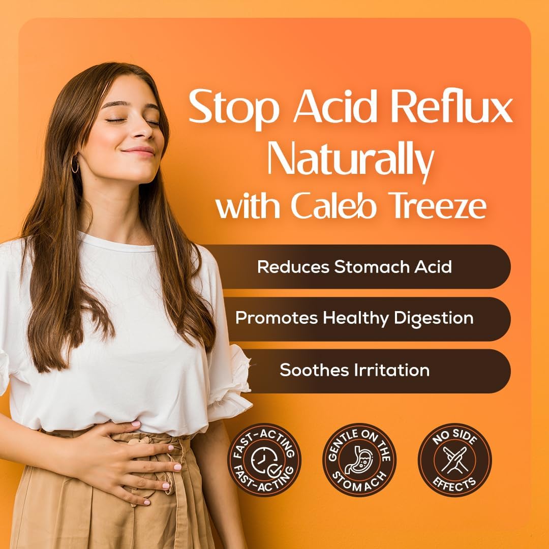 Stops Acid Reflux (8 oz) by Caleb Treeze: Old Amish Formula