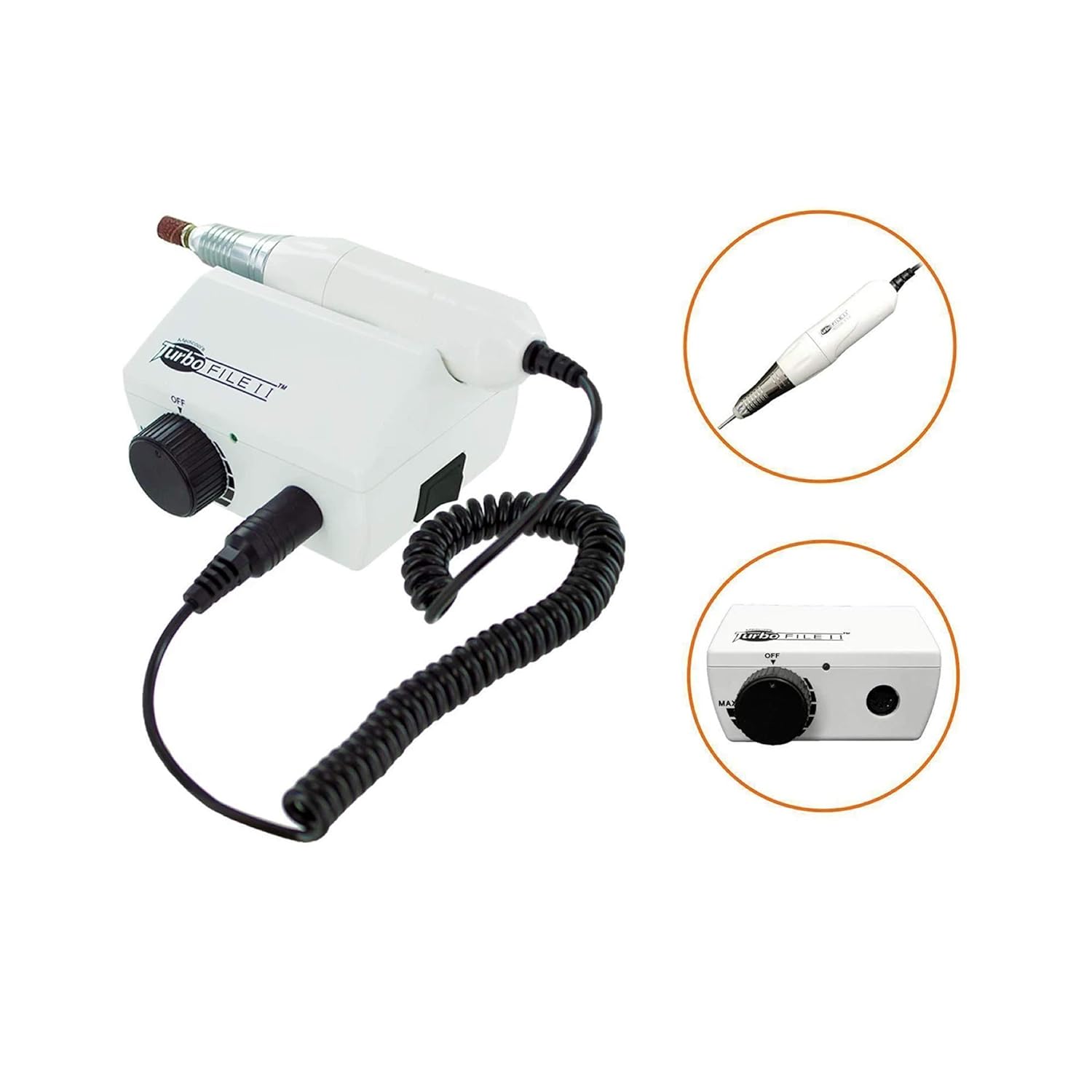 Medicool Turbo File II Professional Electric Mani and Pedi Nail Filing System