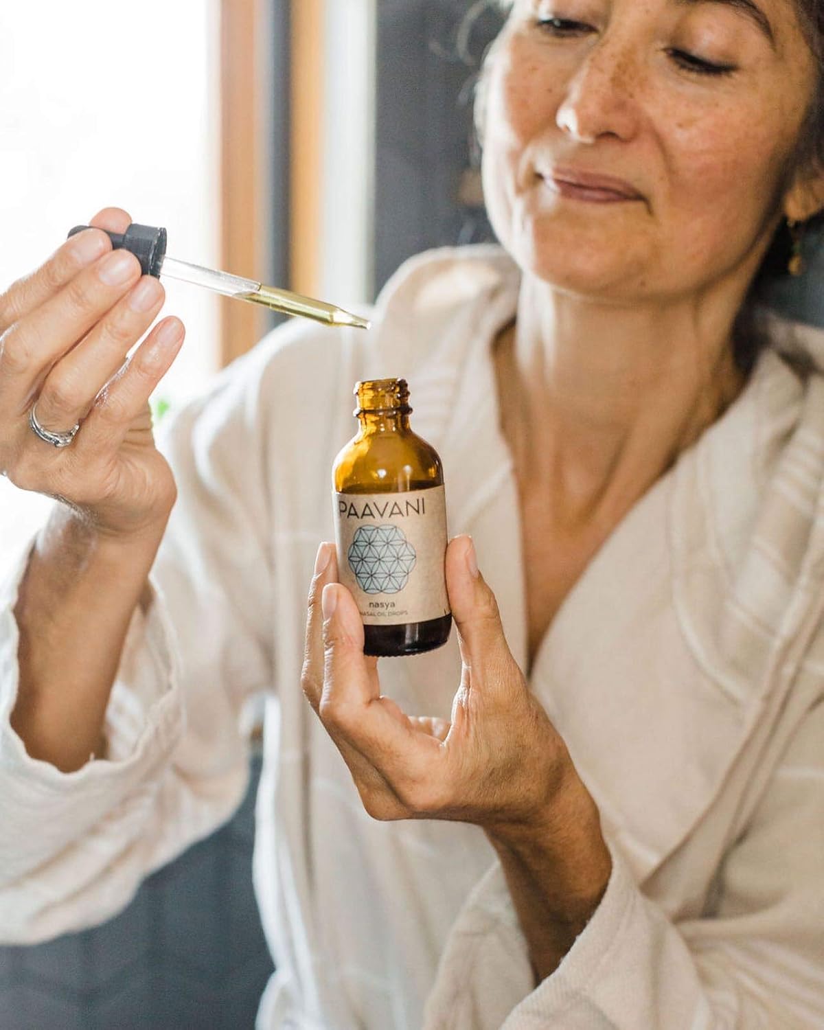 Ayurveda Nasya Oil - Ayurvedic Nasal Cleaner & Moisturizer Drops for Sinus Relief (1 oz.)
