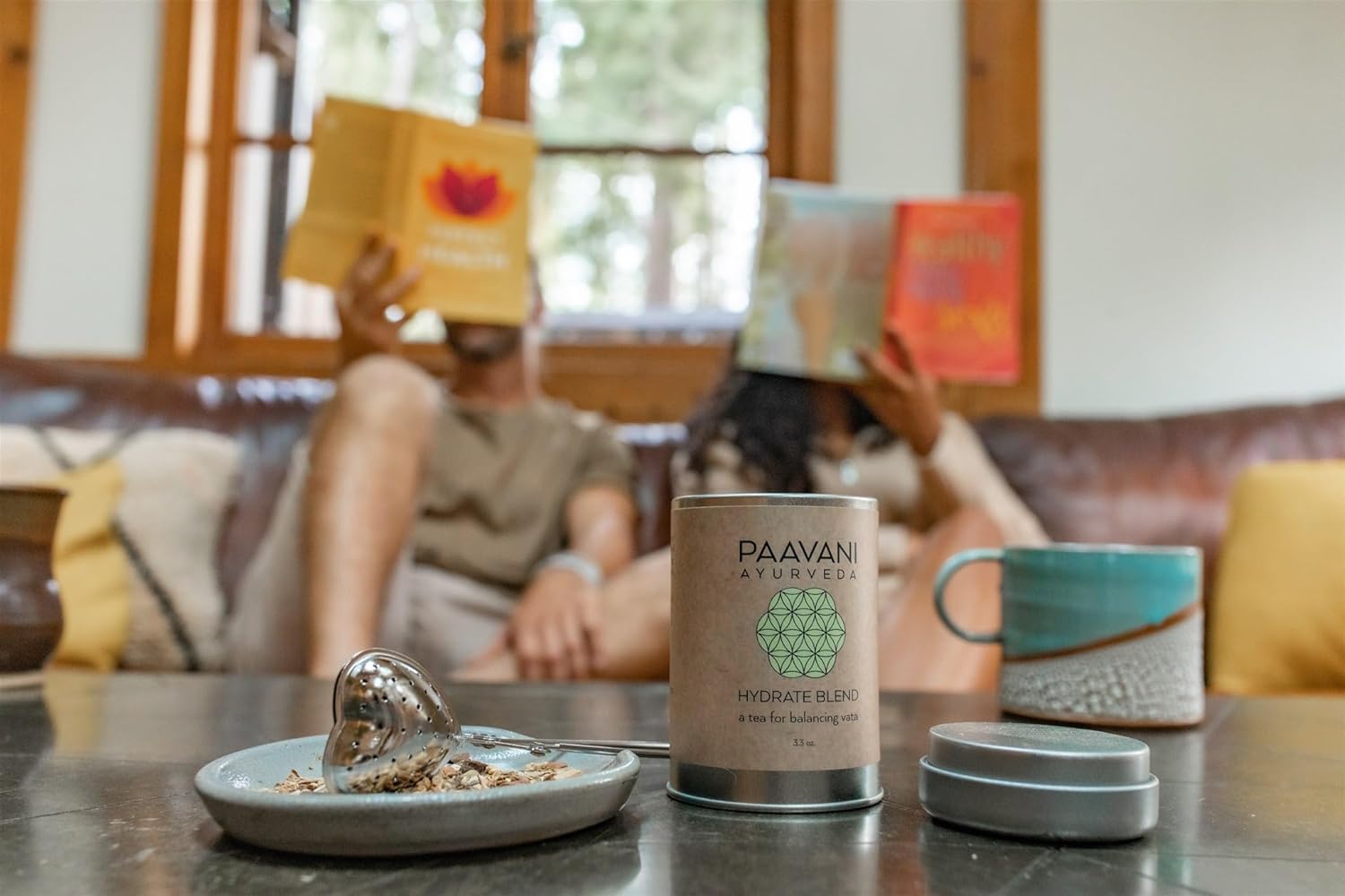 Hydrate Blend Herbal Tea – Caffeine-Free Ayurvedic Tea with Hibiscus, Rose & Licorice | Supports Deep Hydration, Radiance & Skin Health