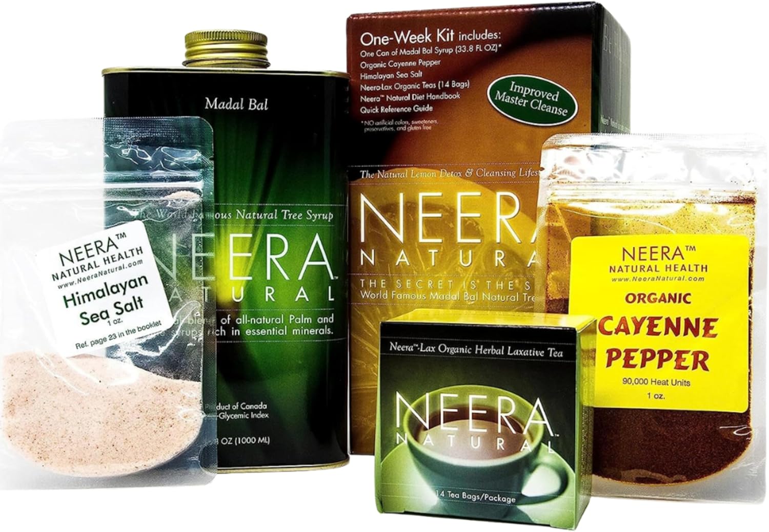 10-14 Day Detox Pack Master Cleanse Diet - Body Cleanse Detox Drink Colon Cleanser & Detox Metabolism Booster Master Cleanse Lemon Cayenne Maple Detox, 10-14 Days Detox Drink