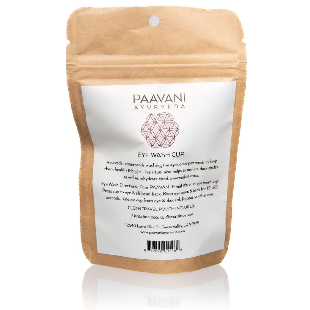 Paavani Ayurveda Glass Eye Wash Cup 2oz