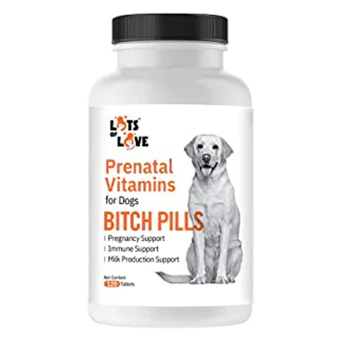Bitch Pills - Prenatal Vitamins for Dogs (Thomas Pet Earlier) - 120 Tablets